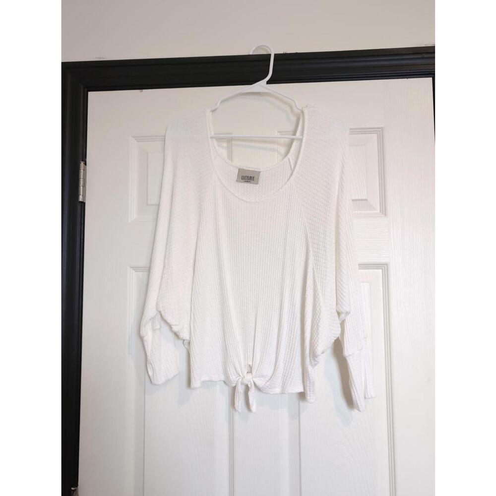 Medium lucy love waffle knit sweater
